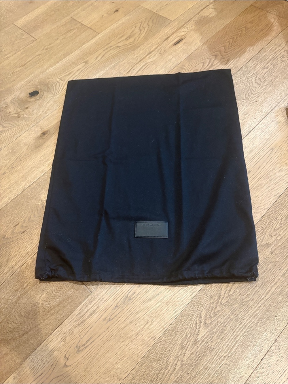 Alexander Wang Black Drawstring Dust Cover Bag